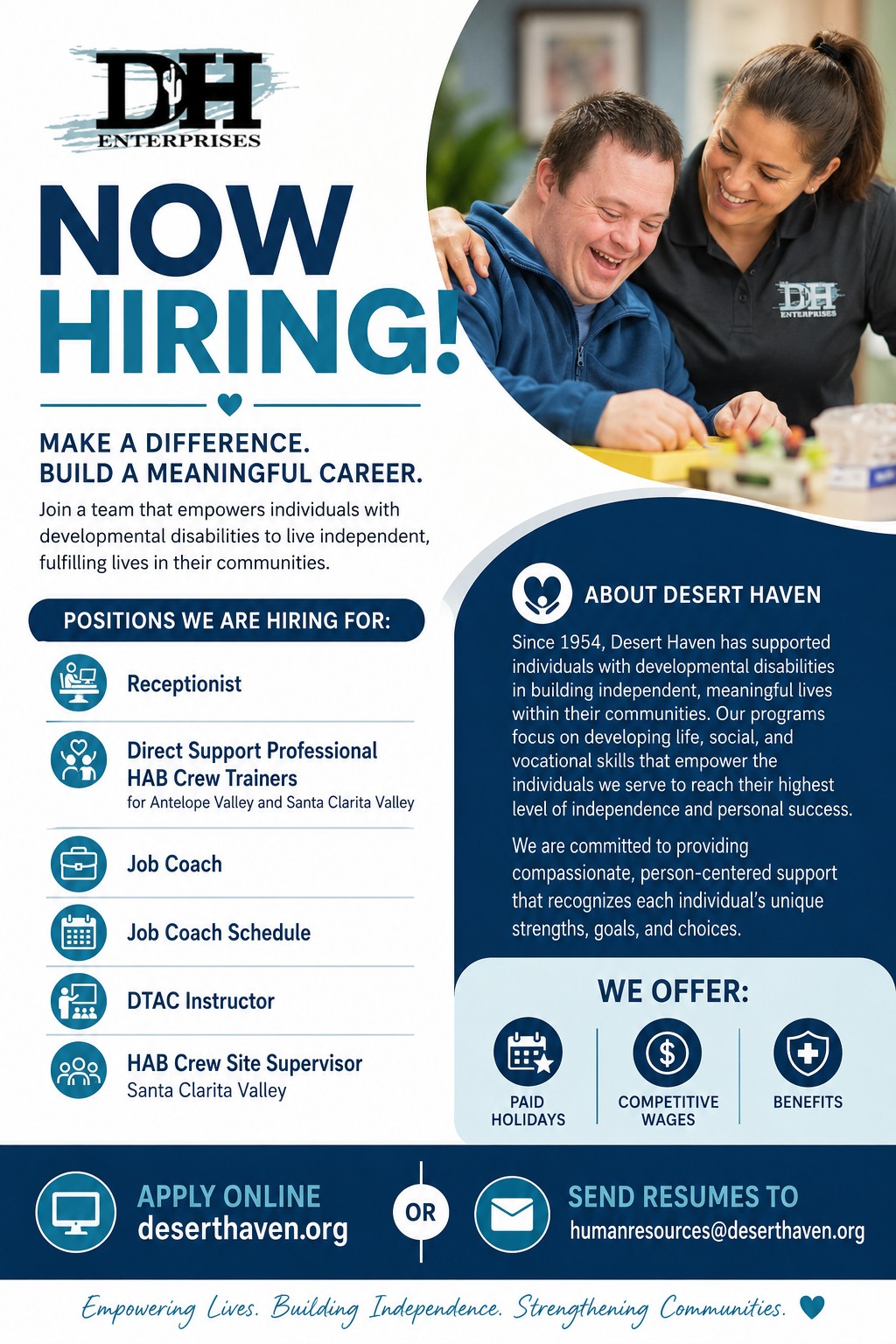 Now Hiring!